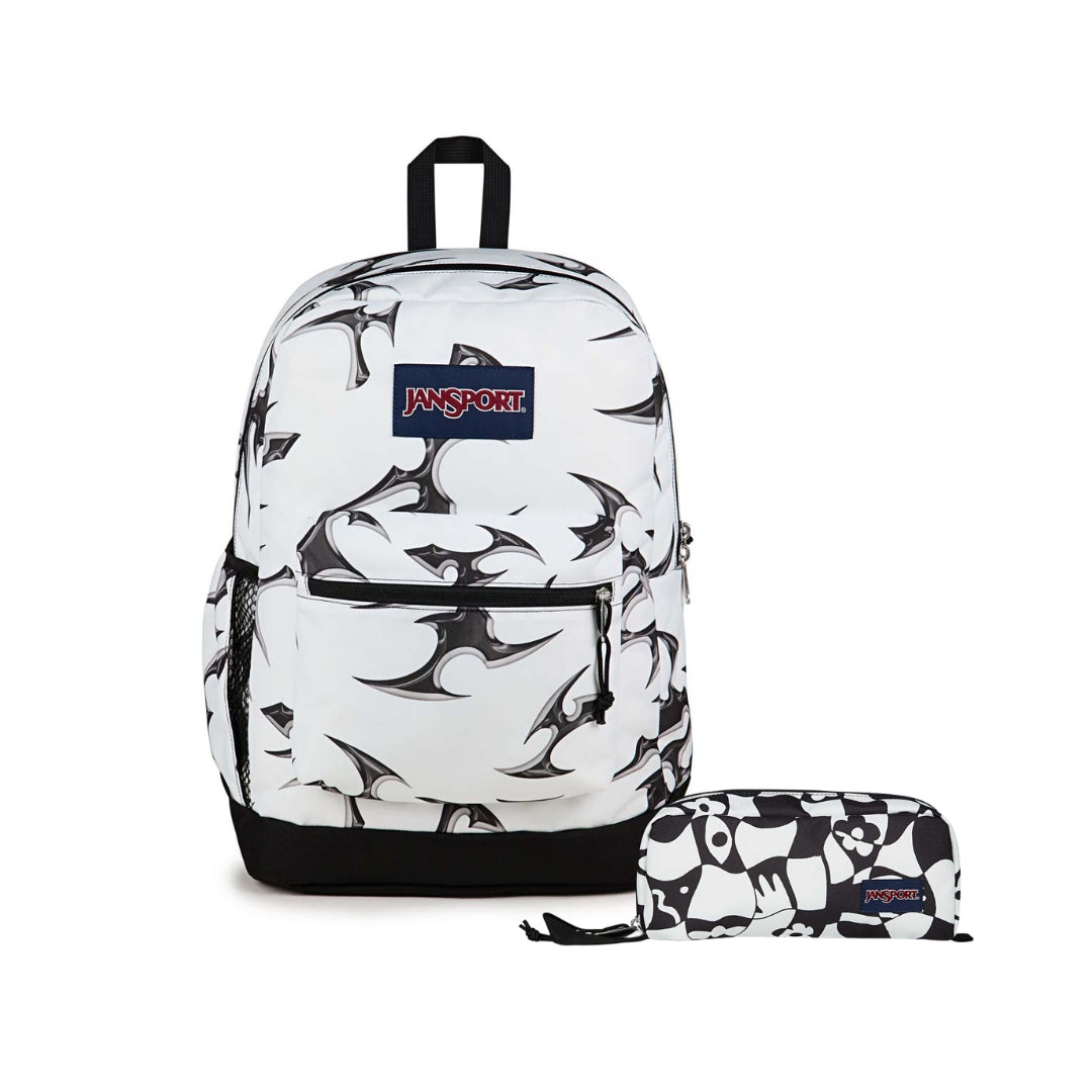 SET CROSS TOWN PLUS CYBER SILVER WHITE/GRAVITY CHECK