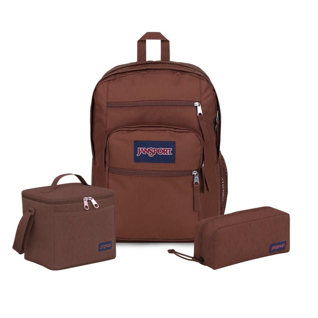BIG STUDENT BASIC BROWN BUNDLE - JanSport Colombia - JS0A47JK-JS0A85O3-JS0A85O6-GM4