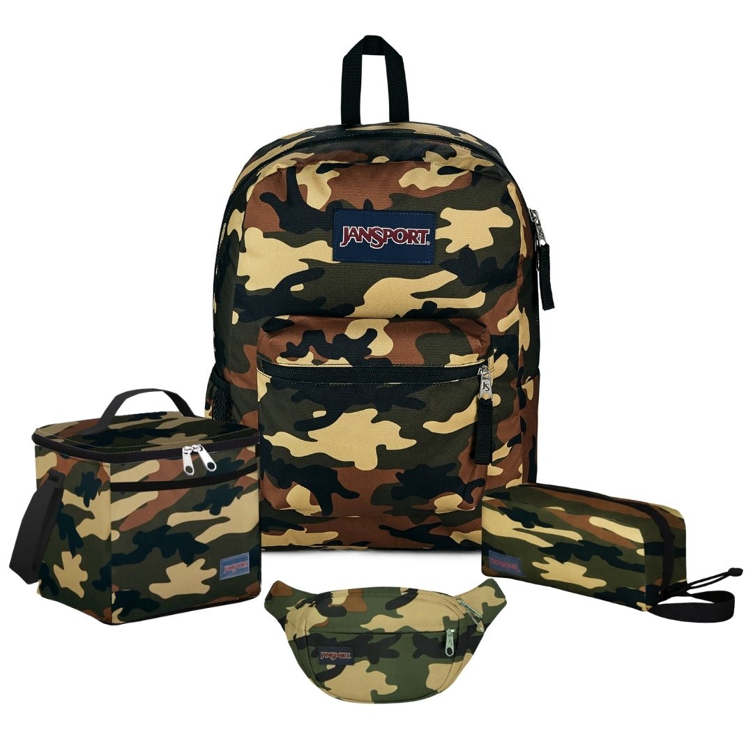 BUCKSHOT CAMO BUNDLE - JanSport Colombia - JS0A47LW-JS0A85O3-JS0A85O6-JS00TAN1-7Z7