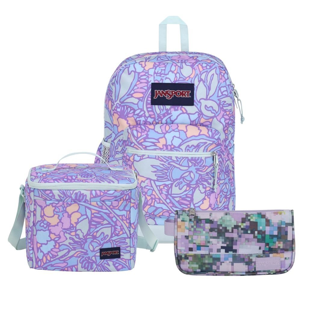 FLUID FLORAL PASTEL LILAC BUNDLE - JanSport Colombia - JS0A7ZNZ-GW0-JS0A85O3-GW0-JS00T49B-91V
